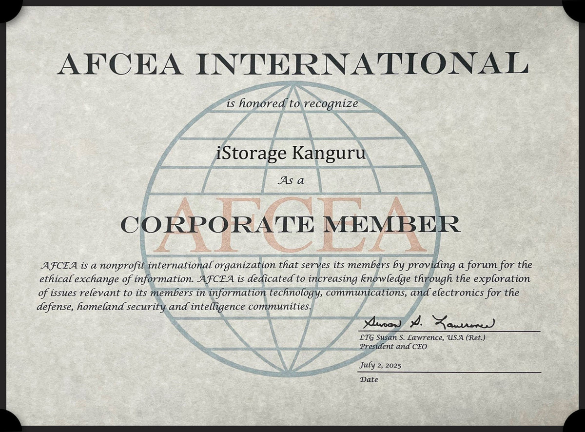 iStorage/Kanguru Recognized as a Corporate Member of AFCEA International