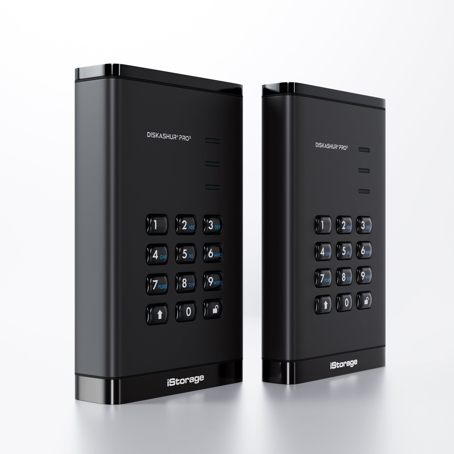 diskAshur PRO3 Hardware Encrypted HDD by iStorage