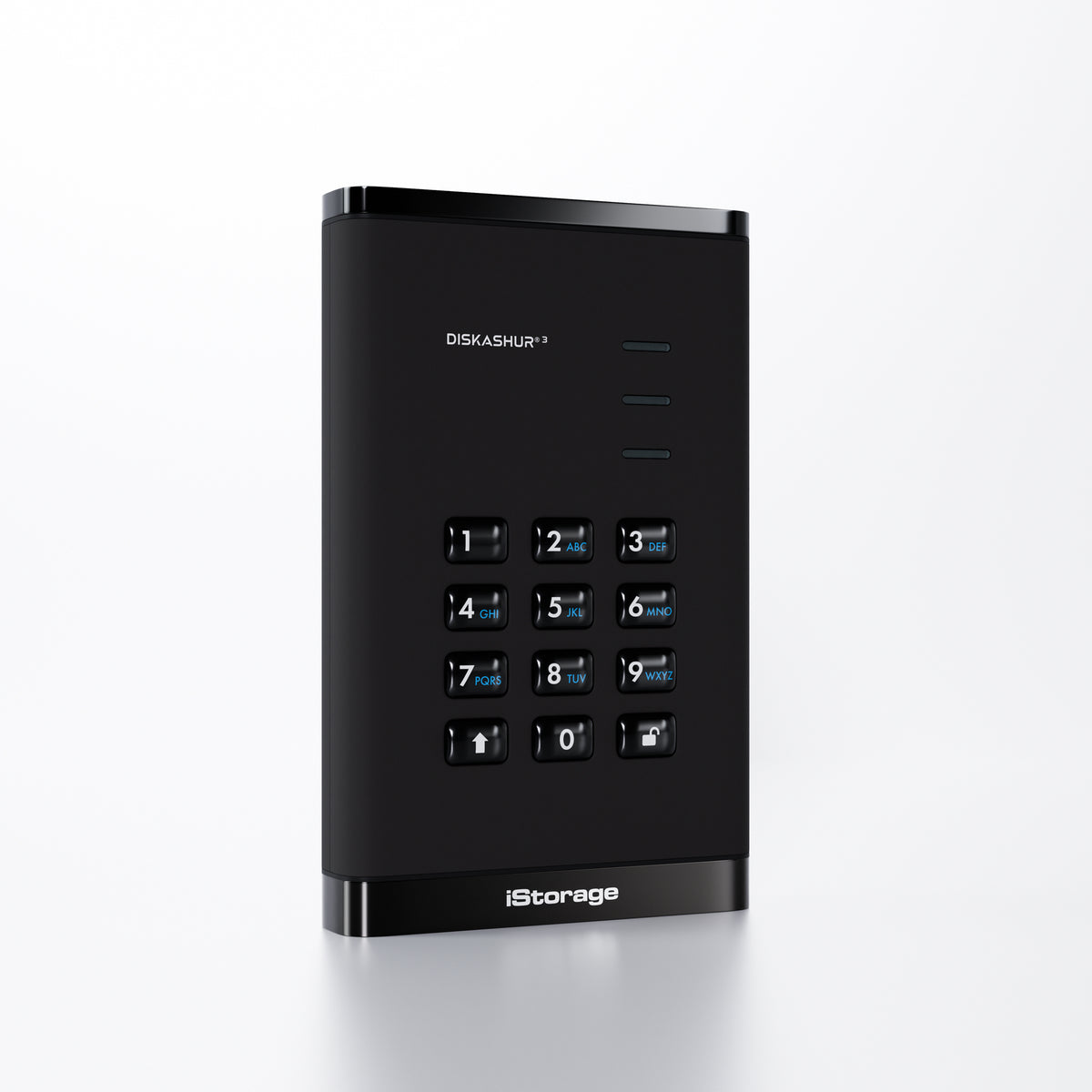 diskAshur3 Hardware Encrypted SSD by iStorage-Black