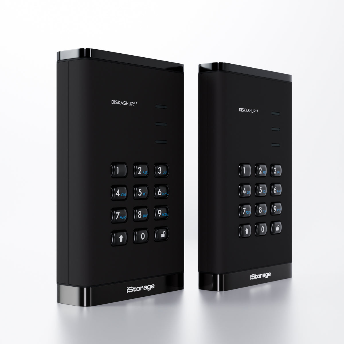 diskAshur3 Hardware Encrypted SSD by iStorage-Black
