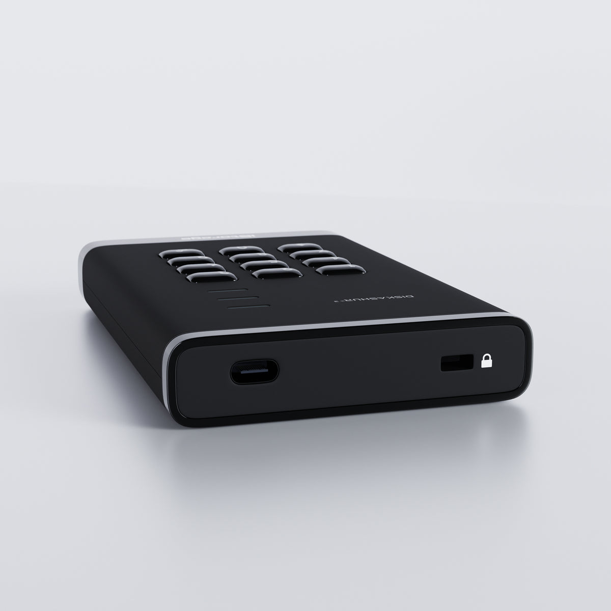 diskAshur3 Hardware Encrypted SSD by iStorage-Black