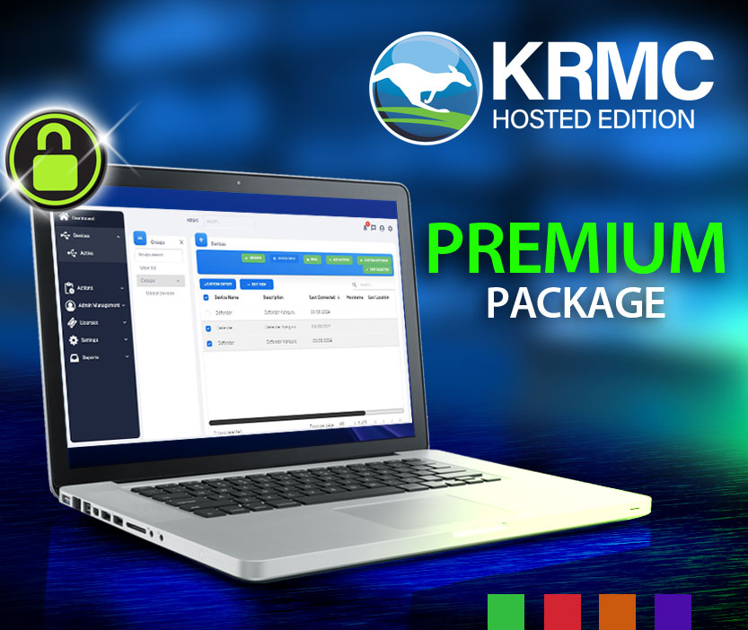 KRMC-Hosted Premium is Kanguru's robust, fully-integrated remote management console for managing Defender encrypted drives. The Premium package is a full-service, remote management platform for organizations to be able to enforce strong data security policies.