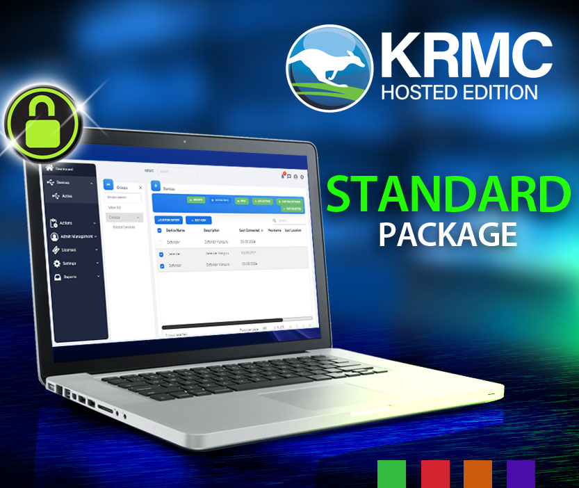 Manage Kanguru Defender encrypted devices with the Kanguru Remote Management Console. The KRMC-Hosted Standard package is the most cost-effective solution for small to medium sized businesses, SMBs and organizations to secure data.