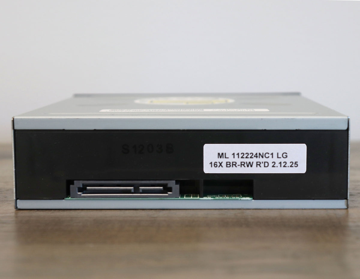 Rückseite des internen optischen Blu-ray-Laufwerks des Computers