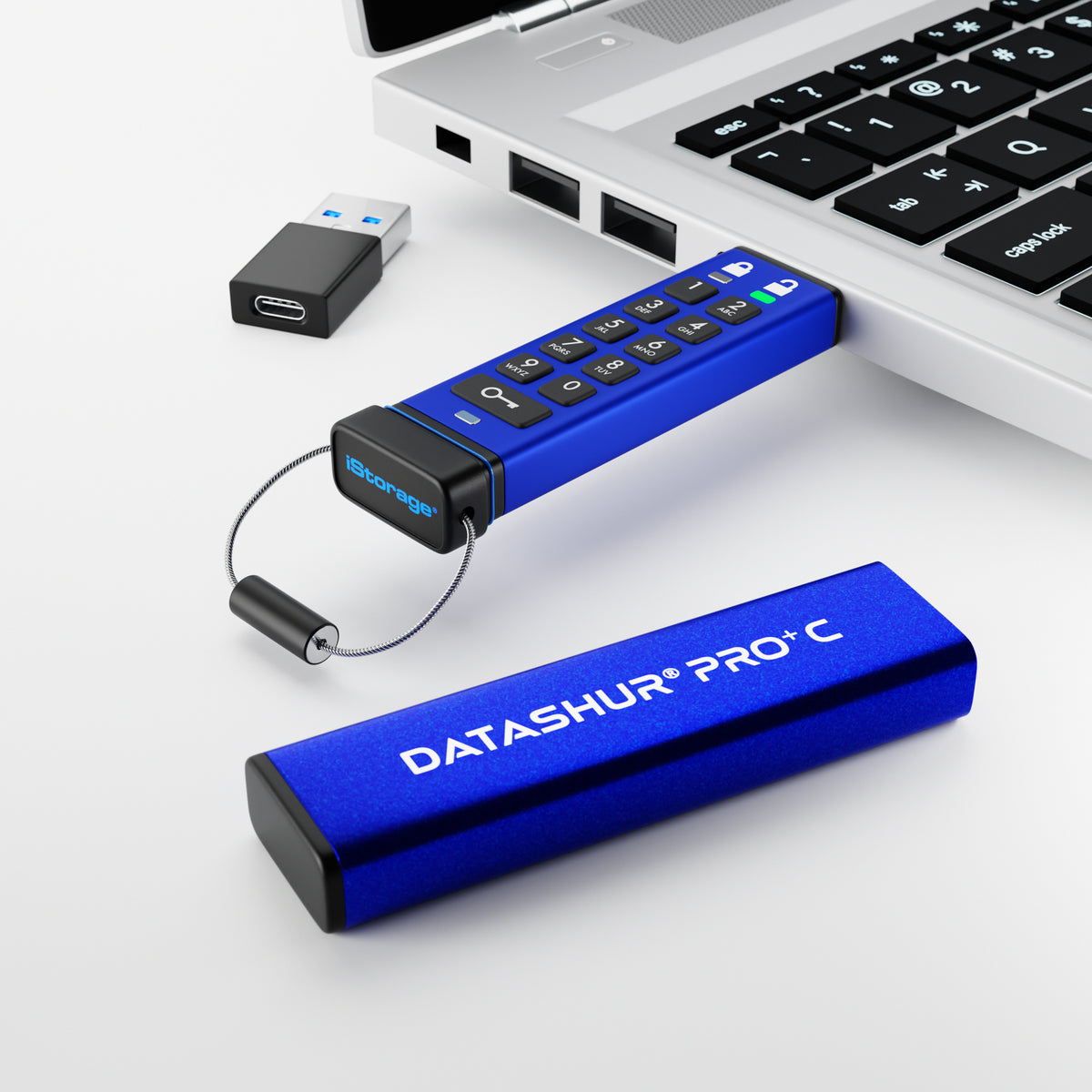 AES-XTS 256-bit full disk hardware encryption