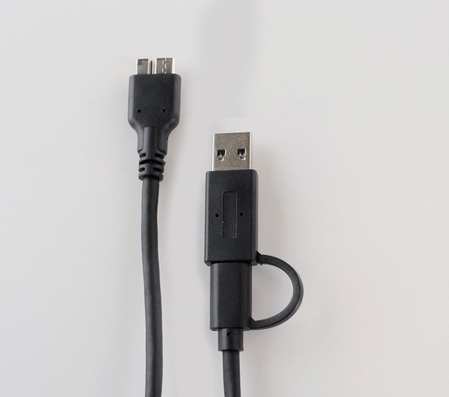 USB-A + USB-C Hi-Speed Cable Connector