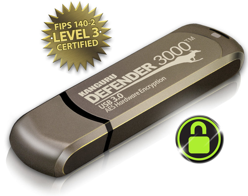 Kanguru Defender 3000 FIPS Certified Hardware Encrypted Flash Drive Wins Security Award