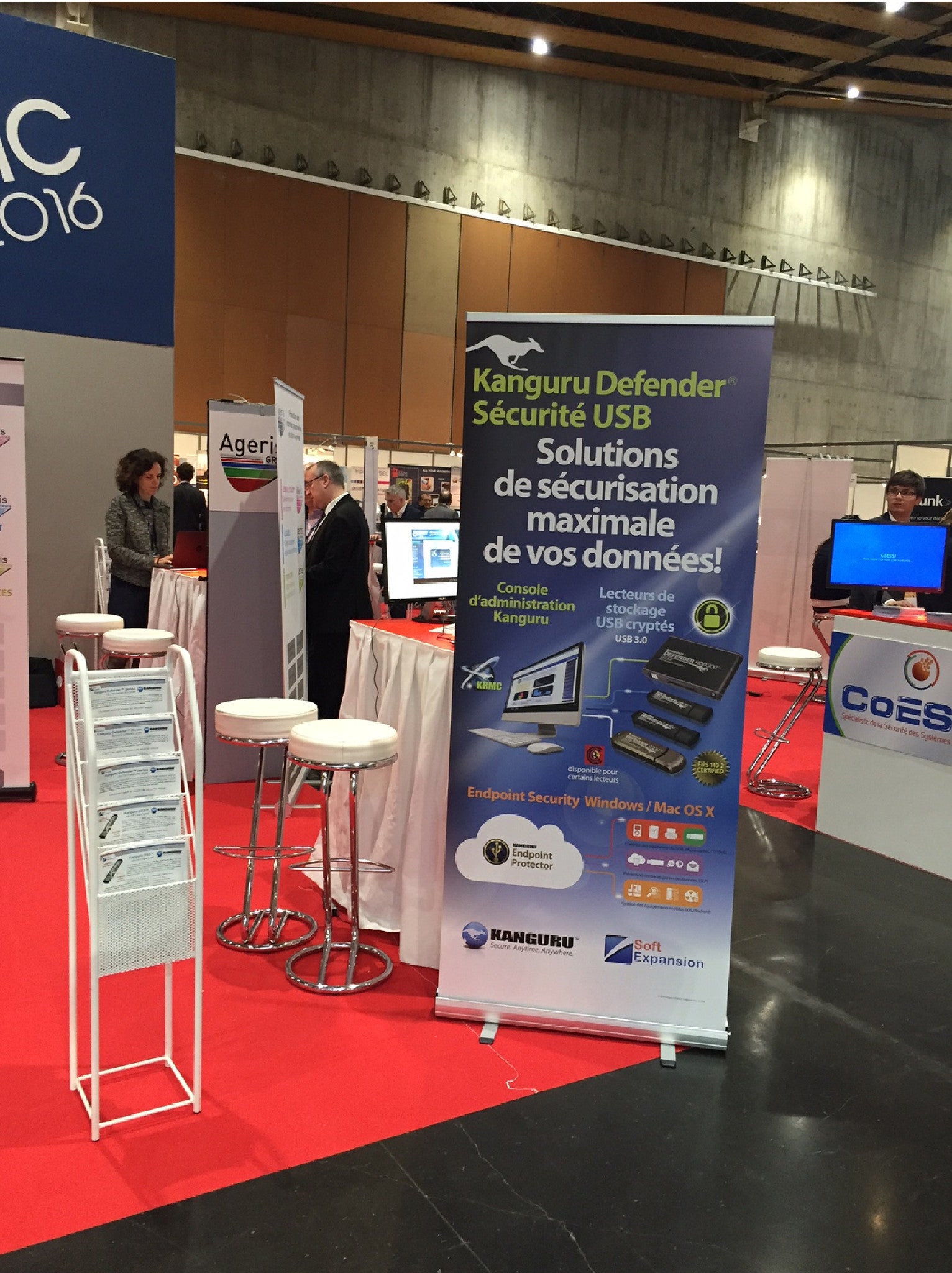 Kanguru Exhibits at the Forum International De La Cybersécurité - FIC 2016 in Lille France