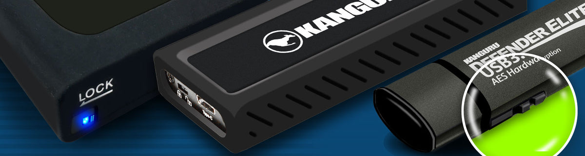 Kanguru USB Flash Drives, HDD & SSD with Write Protect Switch