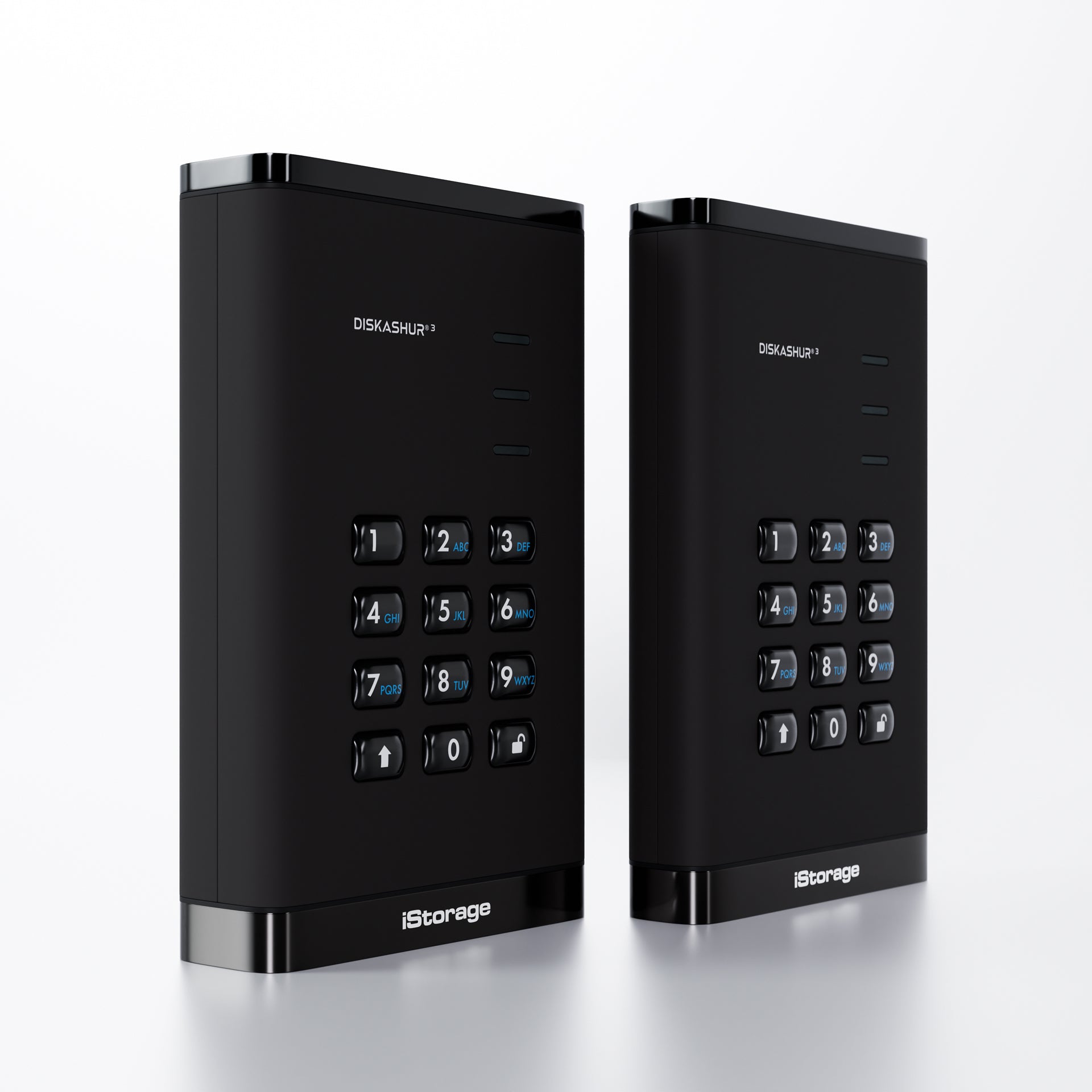 diskAshur3 Hardware Encrypted SSD by iStorage-Black