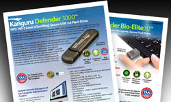 Kanguru Defender Line of hardware encrypted USB drives
