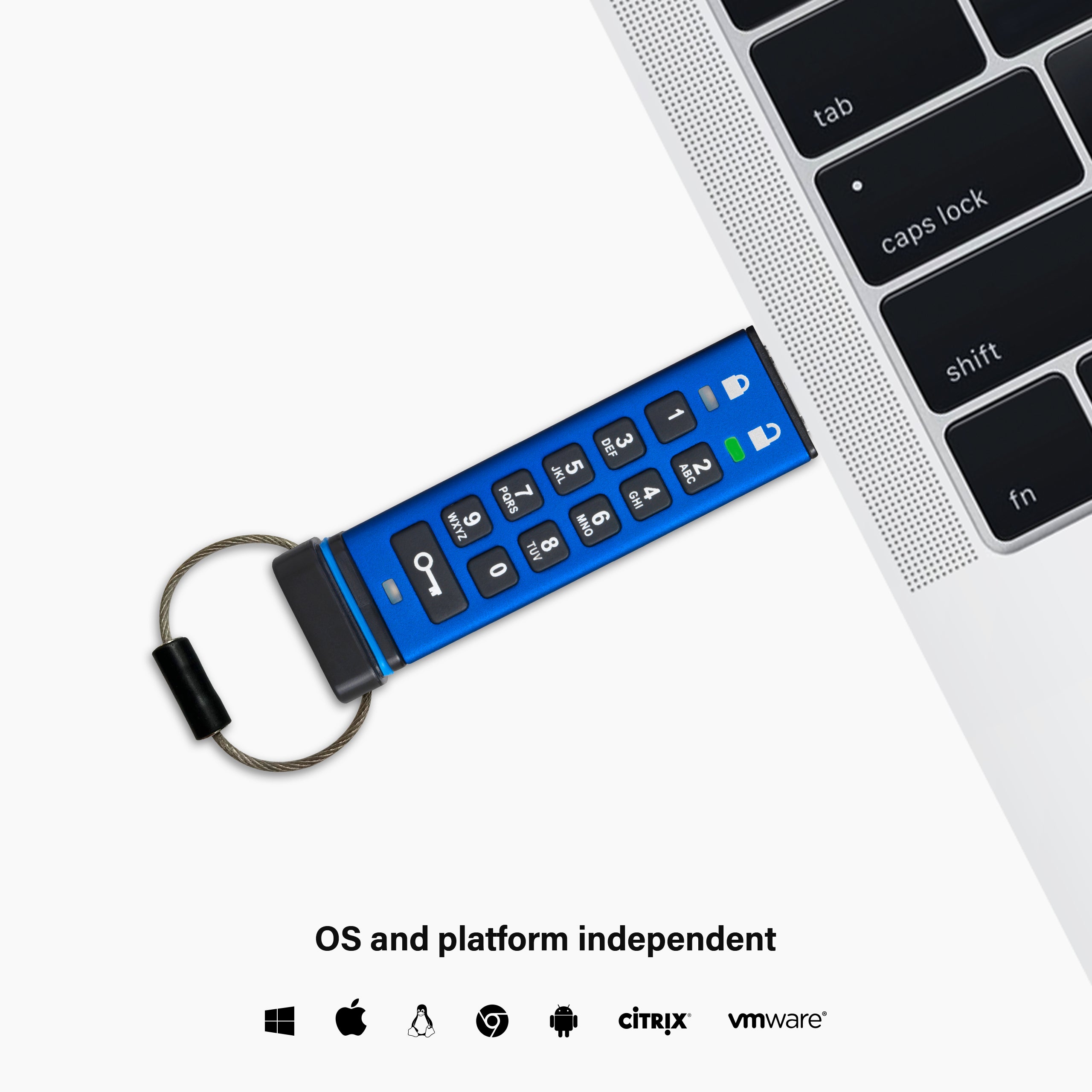Compatible with: smartphones, tablets, PC/laptops, printers, scanners, CCTV cameras – any device with a USB/OTG port