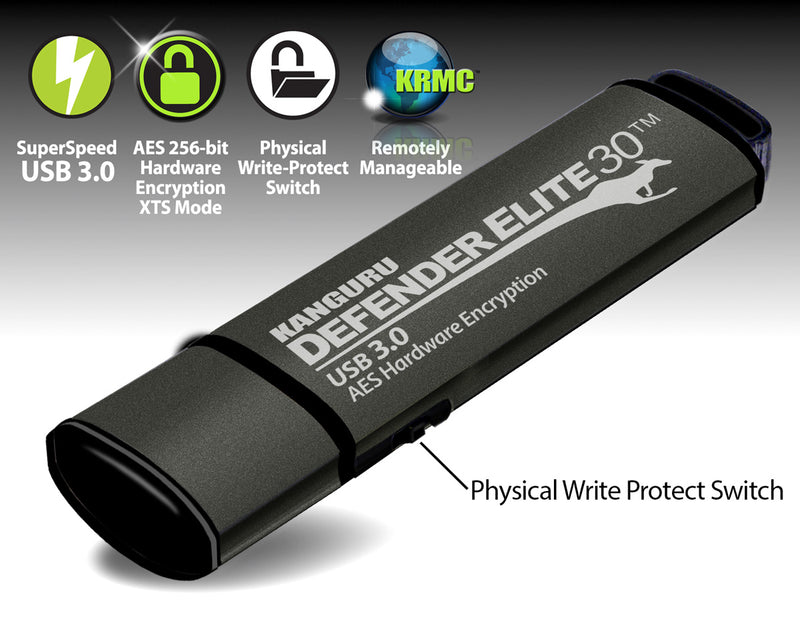 Kanguru Elite30™ Secure Flash Drive