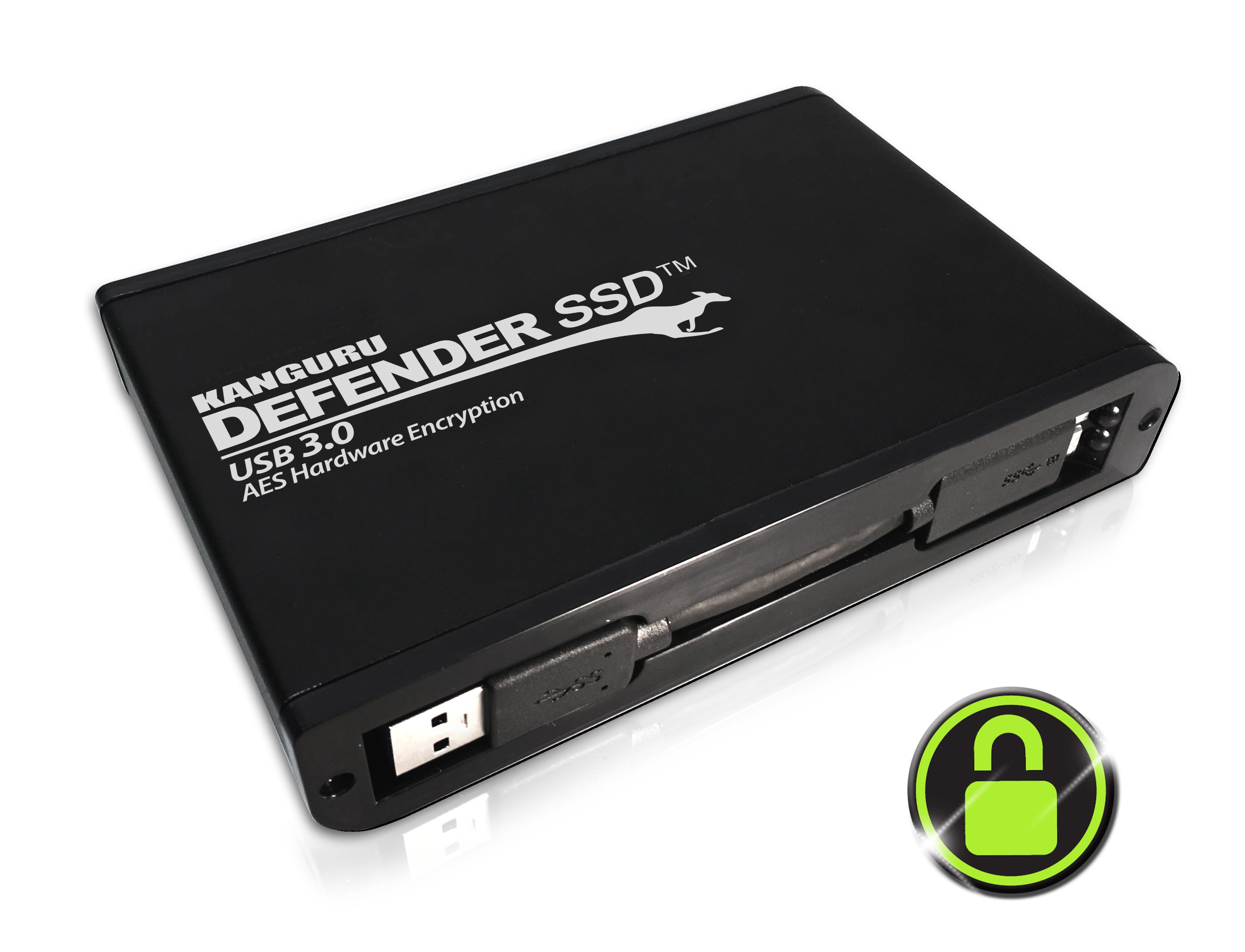 Kanguru Defender SSD 35 AES 256-Bit hardware encrypted solid state drive