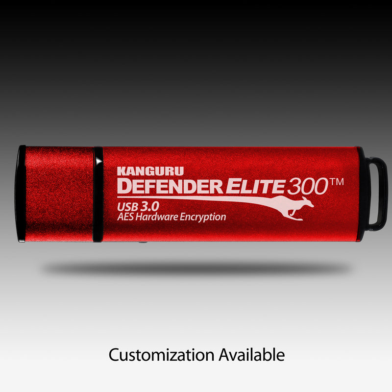 Defender Elite300™ Hardware Encrypted USB 3.0 Flash Drive