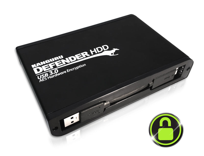 død klynke klarhed Kanguru Defender HDD 35™ Secure External Hard Drive